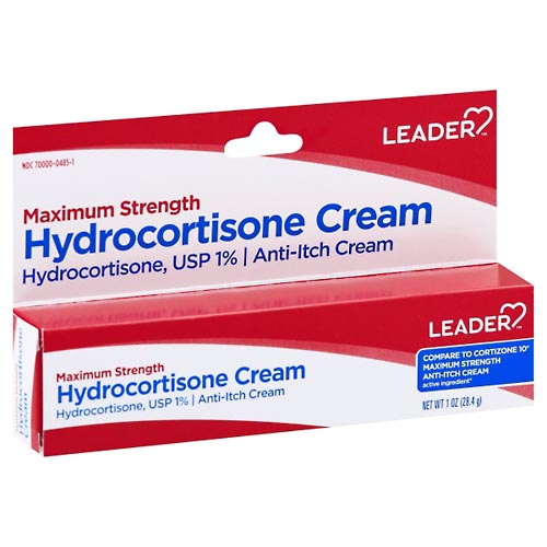 Image for Leader Hydrocortisone Cream, Maximum Strength,1oz from MOUNTAIN GROVE PHARMACY